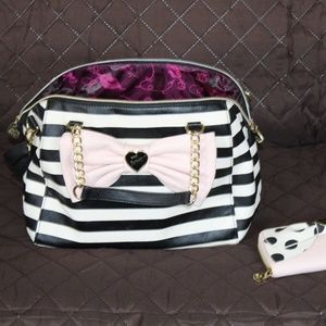 Betsey Johnson Purse and Wallet Set